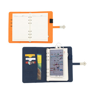 Custom Wireless Charge Diary Notebook With Powerbank And USB Flash Drive