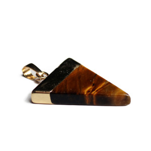 Nature Crystal Gifts Stone Triangle Pendants