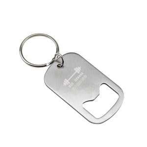 OEM Engraved Stainless Steel Bottle Opener Keychain