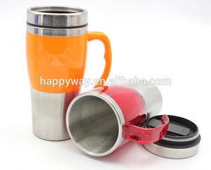 New Design Customized Logo Auto Mug MOQ1000PCS 0309054 One Year Quality Warranty