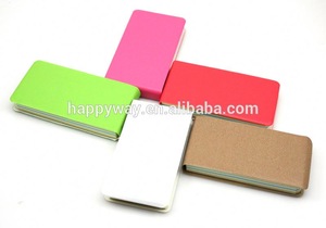 Popular PU Mini Notepad Custom Printed Logo 0703060 MOQ 1000PCS One Year Quality Warranty