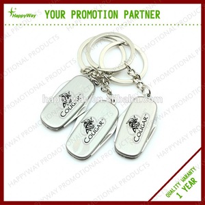 Advertising Knife Key Chain 0403012 MOQ 1000PCS One Year Quality Warranty