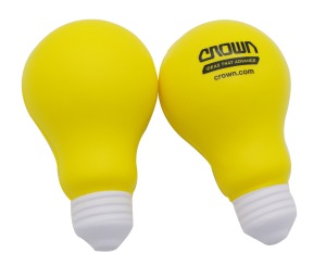 Advertising Light Bulb Stress Ball , MOQ 1000 PCS 0101029 One Year Quality Warranty