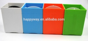 High Quality Plastic Pen Holder,Custom Pen Holder,Promotional Table Pen Holder