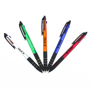 Advertising Plastic 3 in 1 Color Stylus Ball Pen