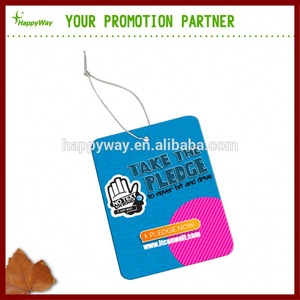Promotion Hanging Custom Car Air Freshener