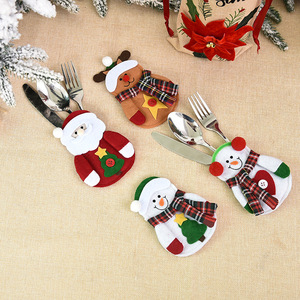 Christmas Decoration Tableware Cover Ornaments