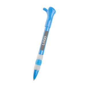 Logo Printed Candy Color Plastic Ballpoint Pen