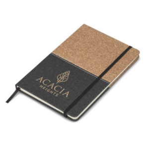Customized Wood Cover Cork Note Book Notebook