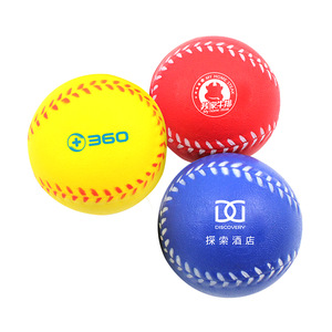 Custom PU Foam Baseball Stress Ball