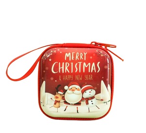 Lovely Christmas Gift Cute Storage Box Tin Purse