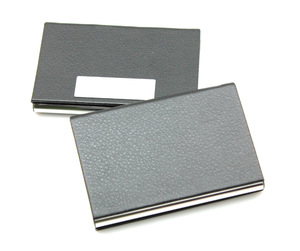 promotional pocket leather business name card holder