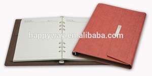 Business High Quality Classic Three Fold Notebook 0701064 MOQ 500PCS One Year Quality Warranty