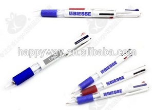 Hot Selling Customized Advertising Business Gift 4 Color Pen