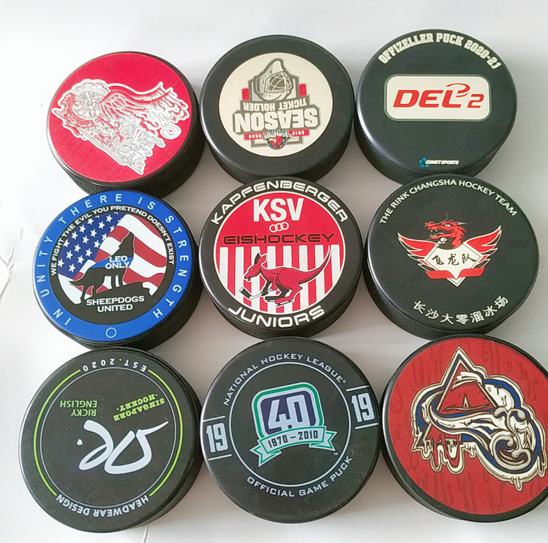 Custom Promotional Advertising Wholesale Hockey Puck Bottle Opener With Logo Printing