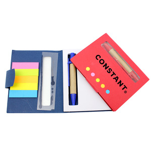 Colorful Mini Eco Notepads with Pen