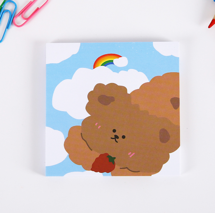 Hot Selling Korean Cartoon Small Cute Bear Notebook