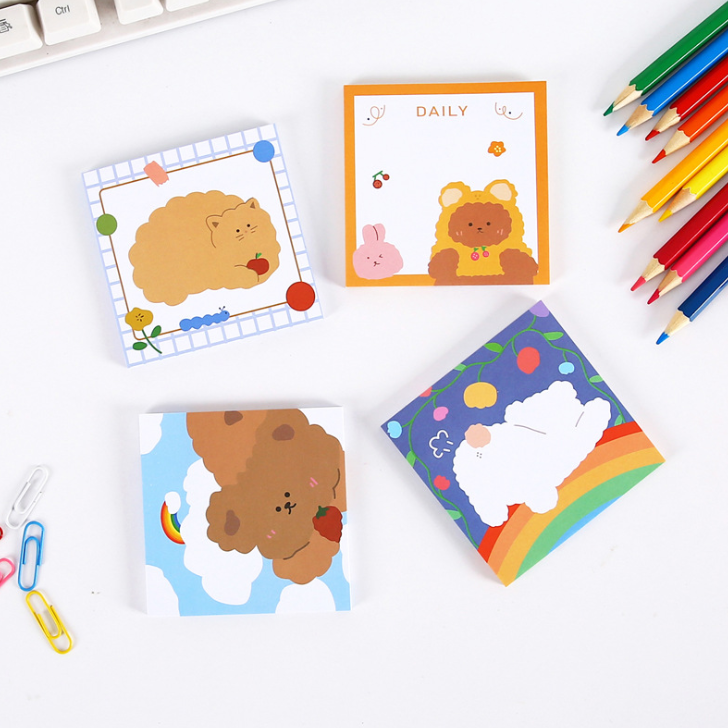 Hot Selling Korean Cartoon Small Cute Bear Notebook