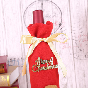 2020 Christmas Decoration Wine Champagne Bottle Cover