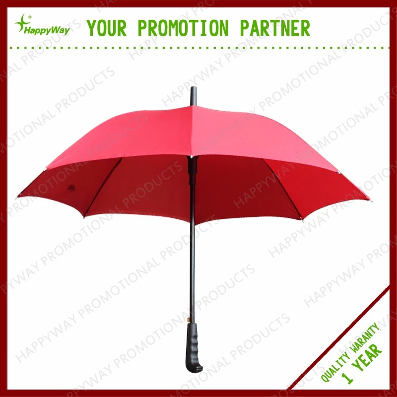 Advertising Pongee Golf Umbrella, MOQ 500 PCS 0606013 One Year Quality Warranty