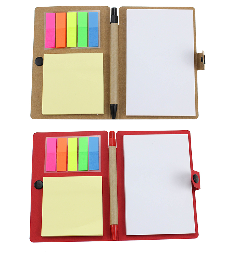 Custom Design Memo Pad Sticky Notes Notepad With Pen