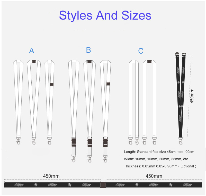 China Lanyard Supplies Custom Personalised Safety ID Lanyard With Logo