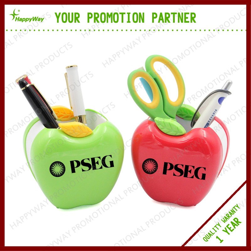 Impressive Funny Apple Pen Holder, MOQ 100 PCS 0707064 One Year Quality Warranty