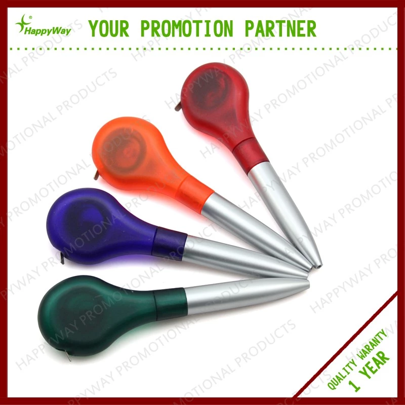 HappyWay Promotional Novelty Function Tape Measure Pen 0205018 MOQ 100PCS One Year Quality Warranty