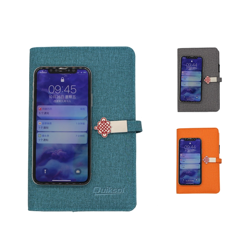 Planner Diary Notebook with Power Bank And USB Flash Drive