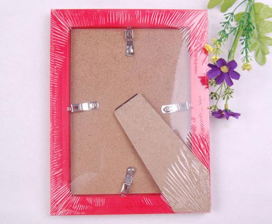 High quality printed plastic photo frame,pvc plastic custom logo photo frame