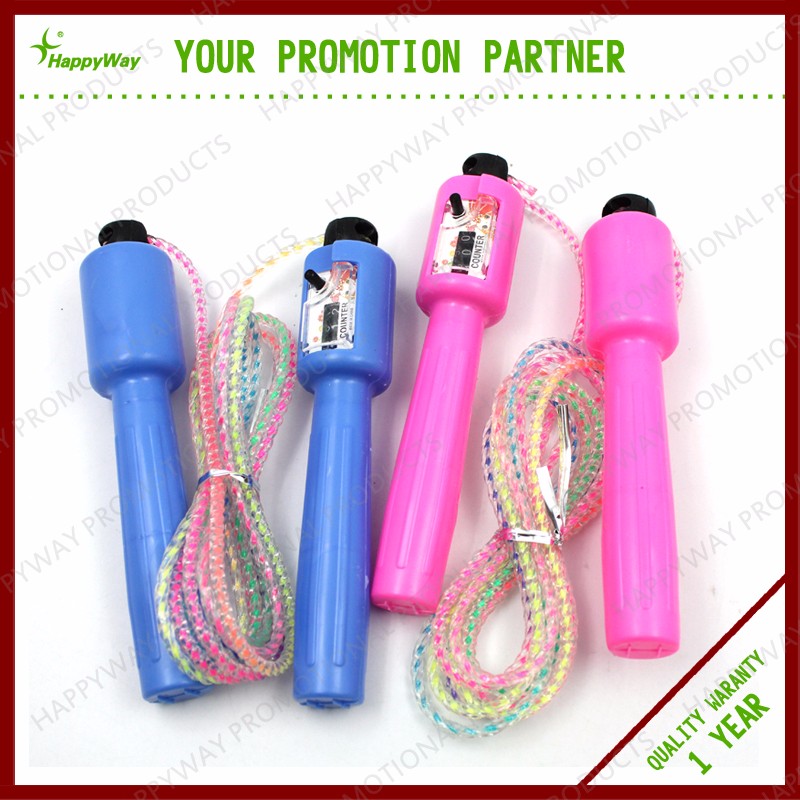 Promotion Rainbow Jumping Rope Skipping, MOQ 100 PCS 0804042 One Year Quality Warranty