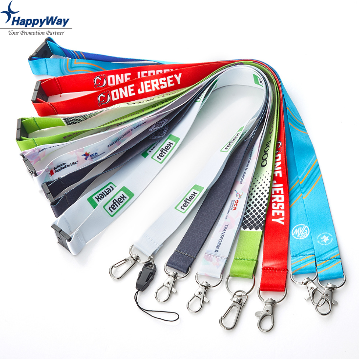 China Lanyard Supplies Custom Personalised Safety ID Lanyard With Logo