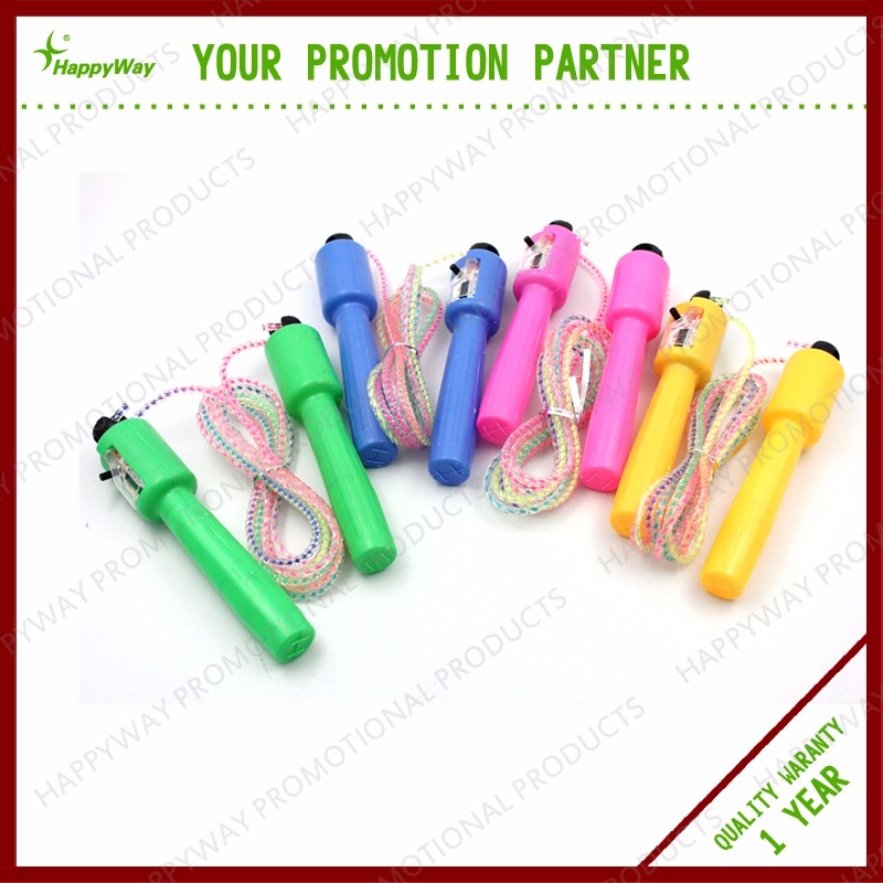 Promotion Rainbow Jumping Rope Skipping, MOQ 100 PCS 0804042 One Year Quality Warranty