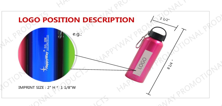 Marketing gift items promotional stainless sport bottle MOQ1000PCS 0301042 One Year Quality Warranty