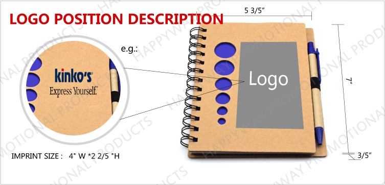 Best Selling Notepad with Customized Logo MOQ1000PCS 0703035 One Year Quality Warranty