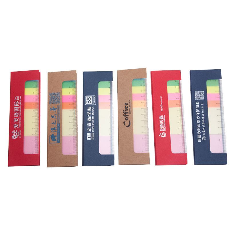 Custom Novelty New Arrival Ruler Design Sticky Notes Supplier Private Label