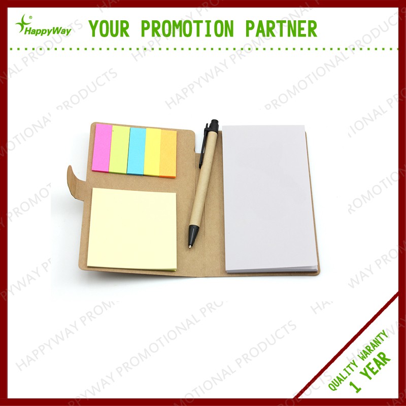 Promotional pocket Small mini notepad with pen