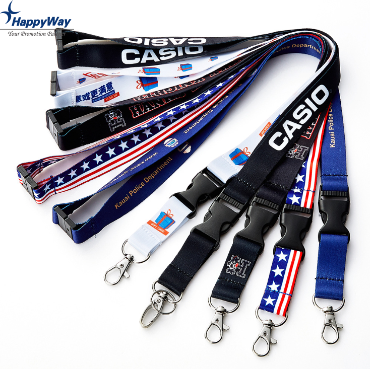 China Lanyard Supplies Custom Personalised Safety ID Lanyard With Logo