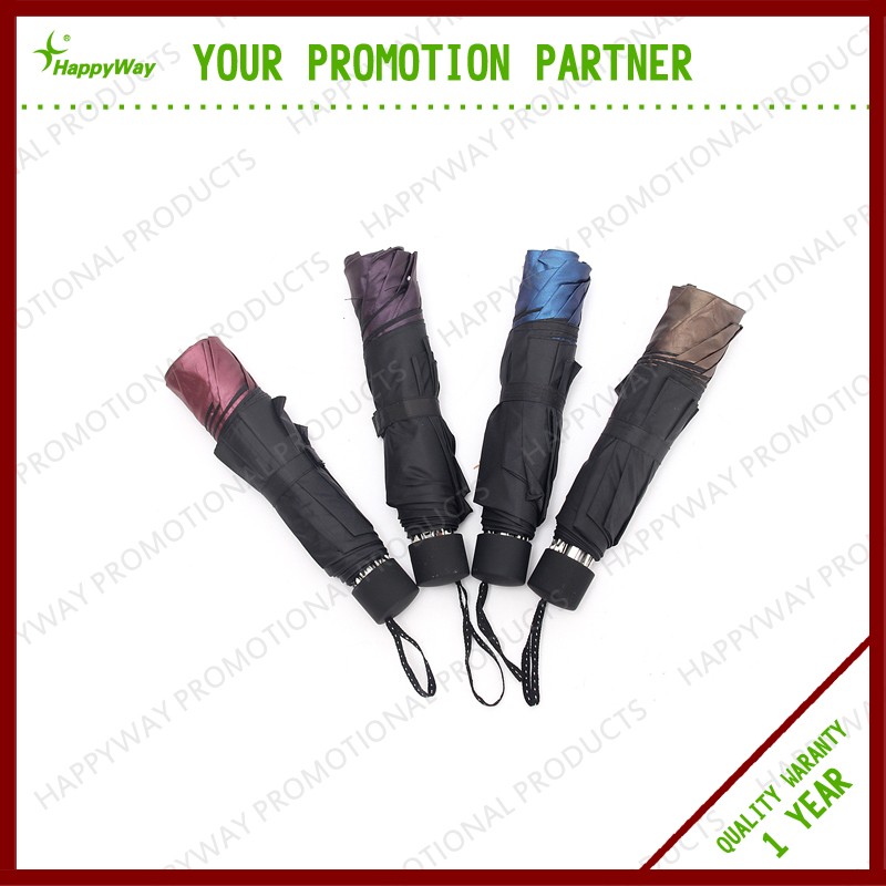 Hot Sale Business Promotion 2 fold  Umbrella 0606021 MOQ 100PCS One Year Quality Warranty