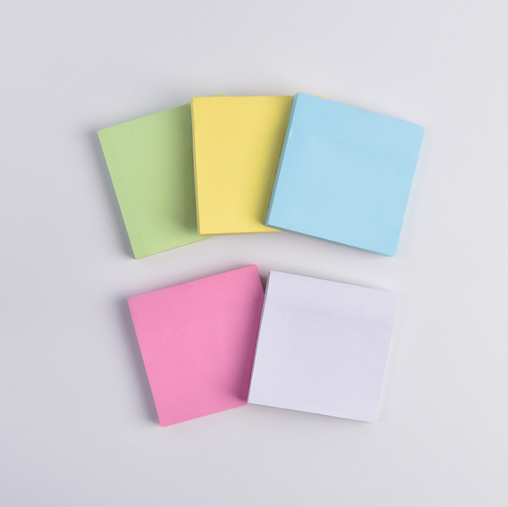 Wholesale Cheap Price 100 Sheets Multi color Sticky Notes Amazon Hot Selling Cute Memo Pads It Sticky and Post Note Bookmark