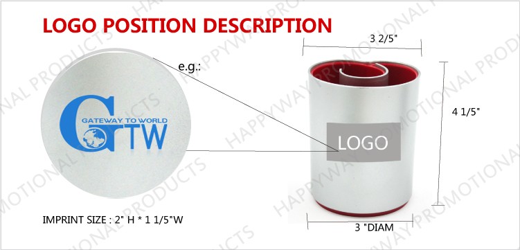 Promotion Personalized Pen Container/Holder MOQ100PCS 0707067 One Year Quality Warranty