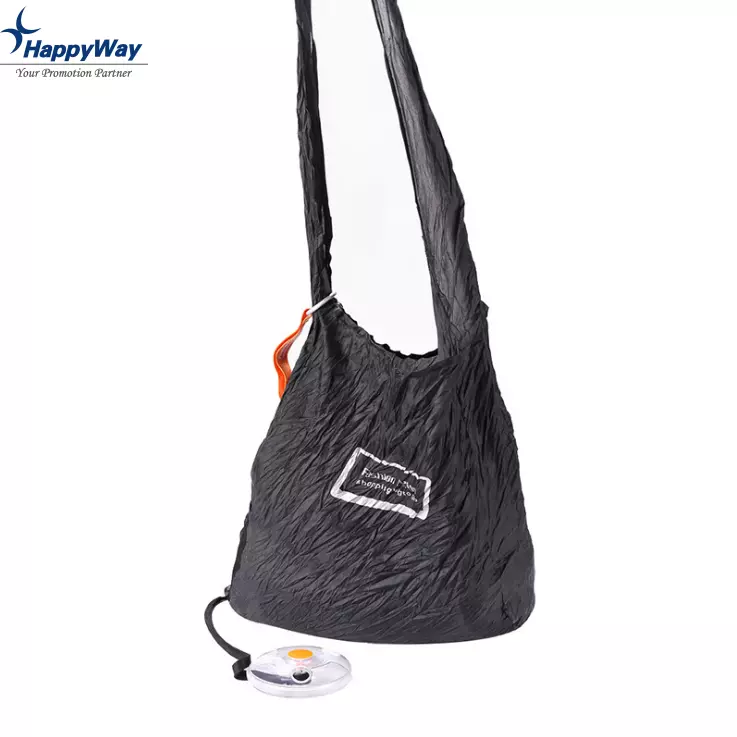 Reusable Roll Up Polyester Foldable Shopping Bag