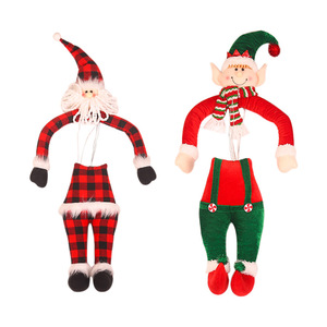 Novelty Christmas Tree Decoration Ornaments Gnome Santa Claus Doll