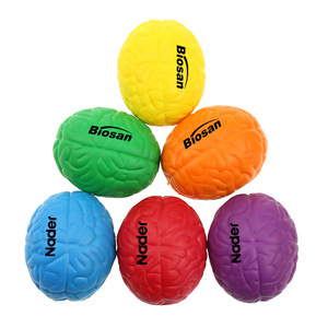 Custom Logo Brain Shape Stress Ball