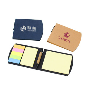 Promotional Advertising Colorful Sticky Notes With Pen