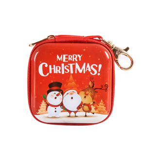 Lovely Christmas Gift Cute Storage Box Tin Purse