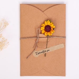 Kraft paper handmade creative christmas card,christmas greeting card