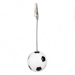 Promotional Football Metal Memo Clip Holder 1000PCS One Year Quality Warranty