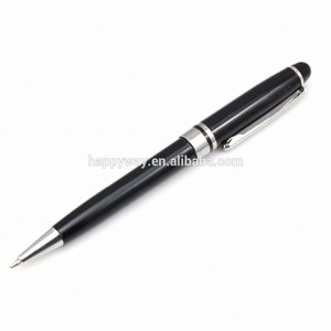 Logo Imprint Ballpoint Pen With Metal Clip 0201026 MOQ 100PCS One Year Quality Warranty