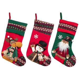 Wholesale Christmas Decoration Bag Candy Bag Stockings Sock